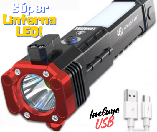 Super Linterna LED Multifuncional