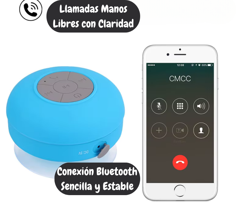 Parlante Para Ducha con Bluetooth