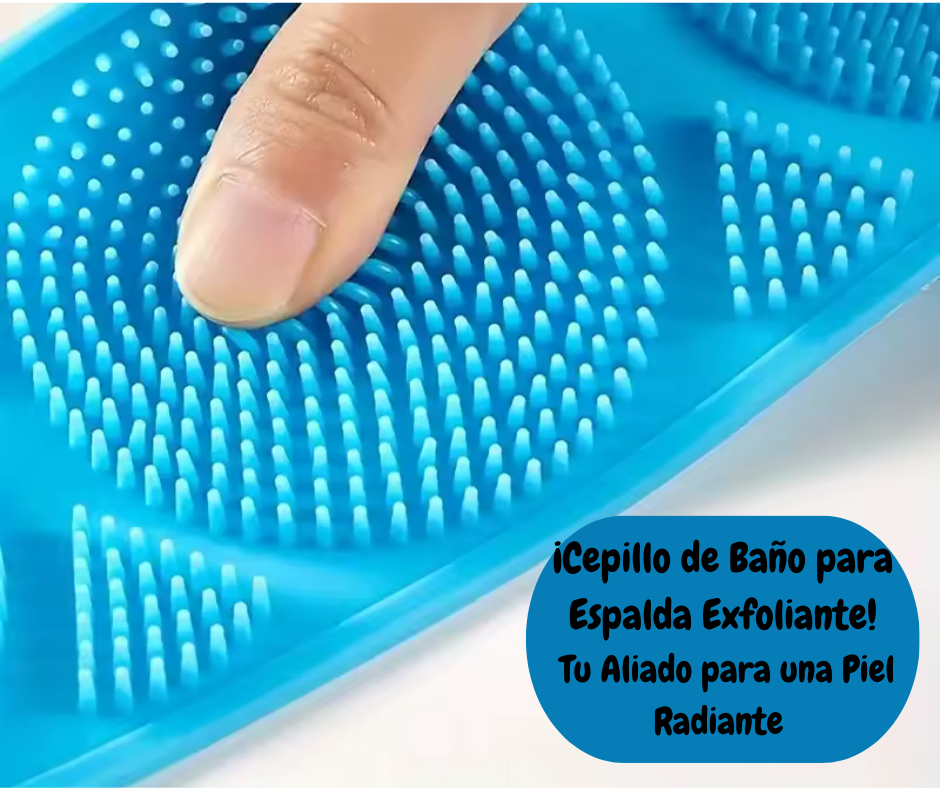 Cepillo De Baño de silicona exfoliante