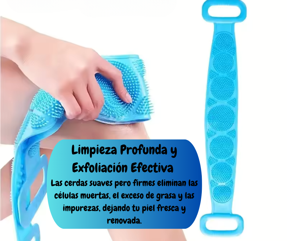 Cepillo De Baño de silicona exfoliante